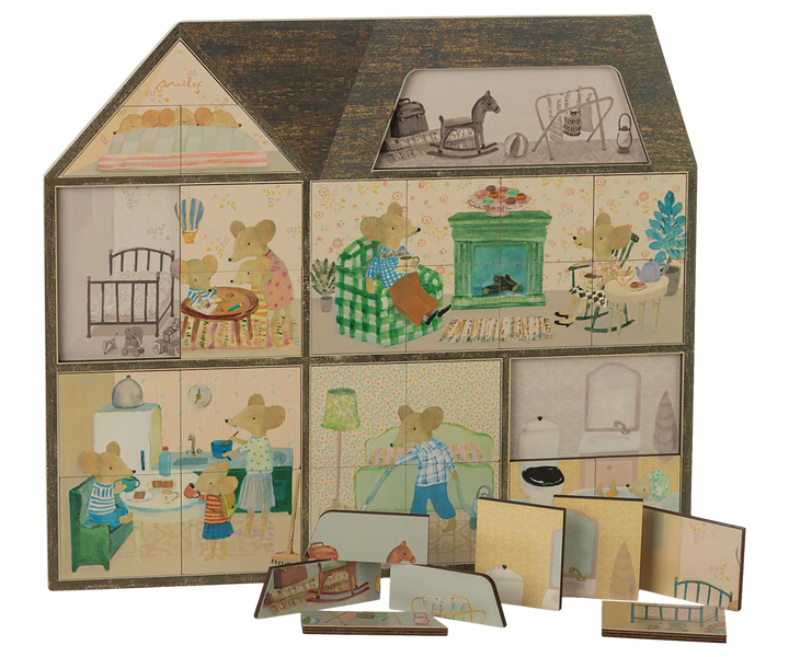 Maileg Mouse Hole Farmhouse Puzzle