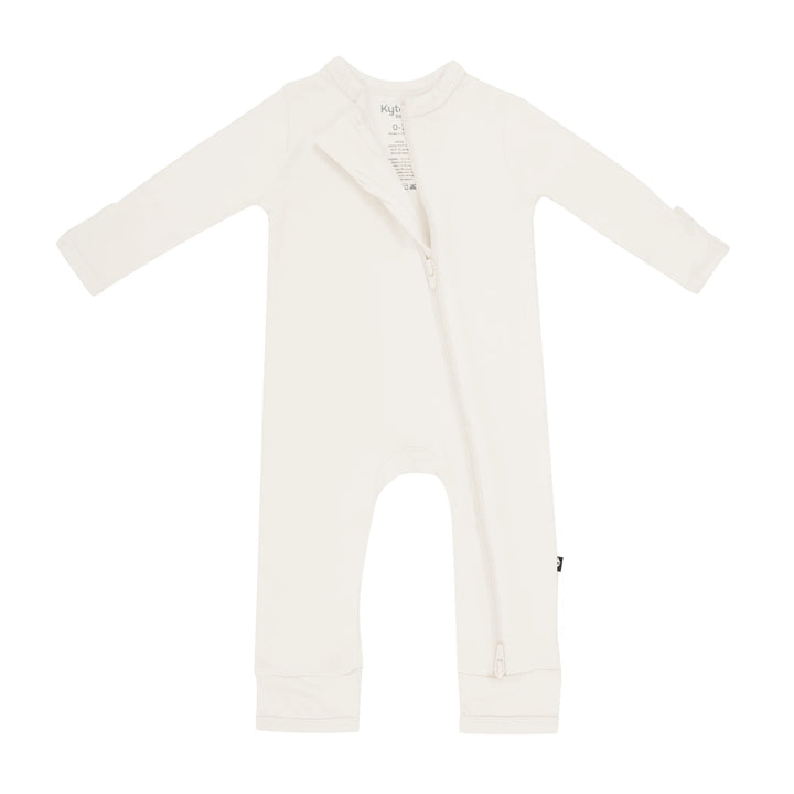 Kyte Baby Zippered Romper - Oat