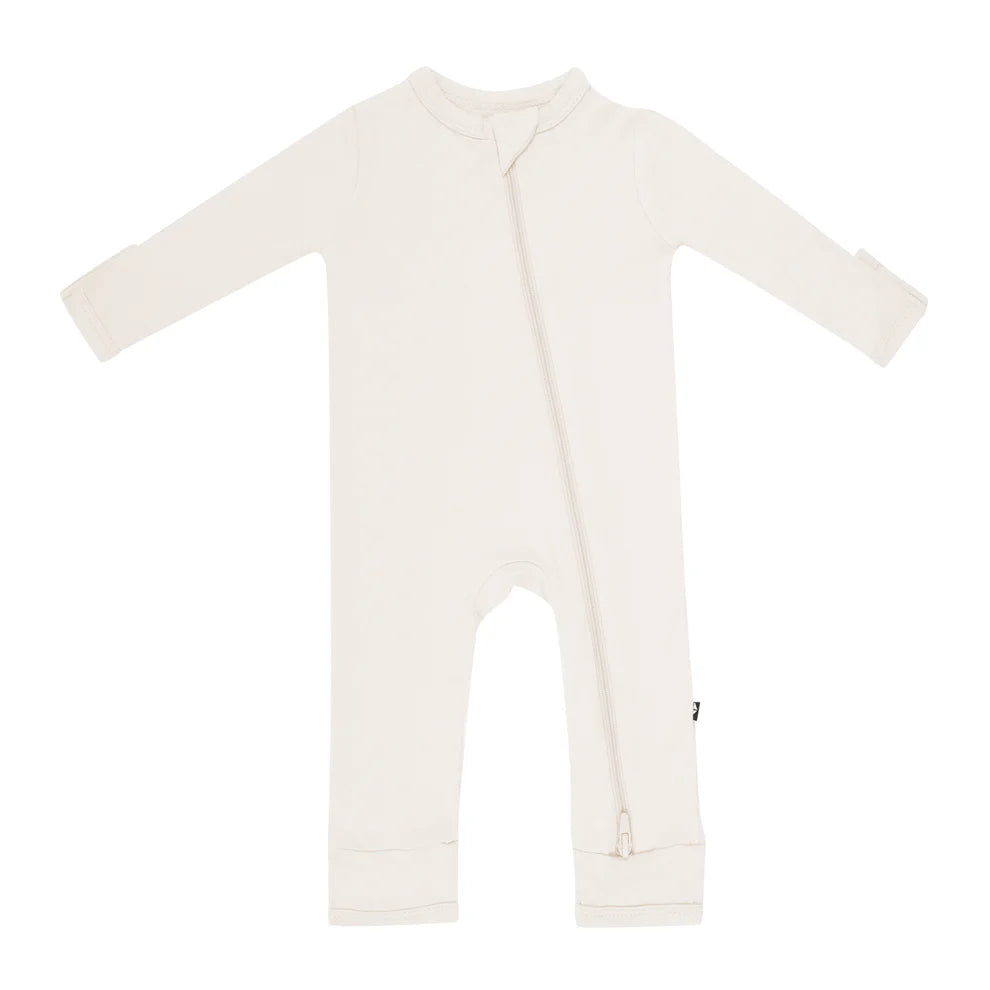 Kyte Baby Zippered Romper - Oat