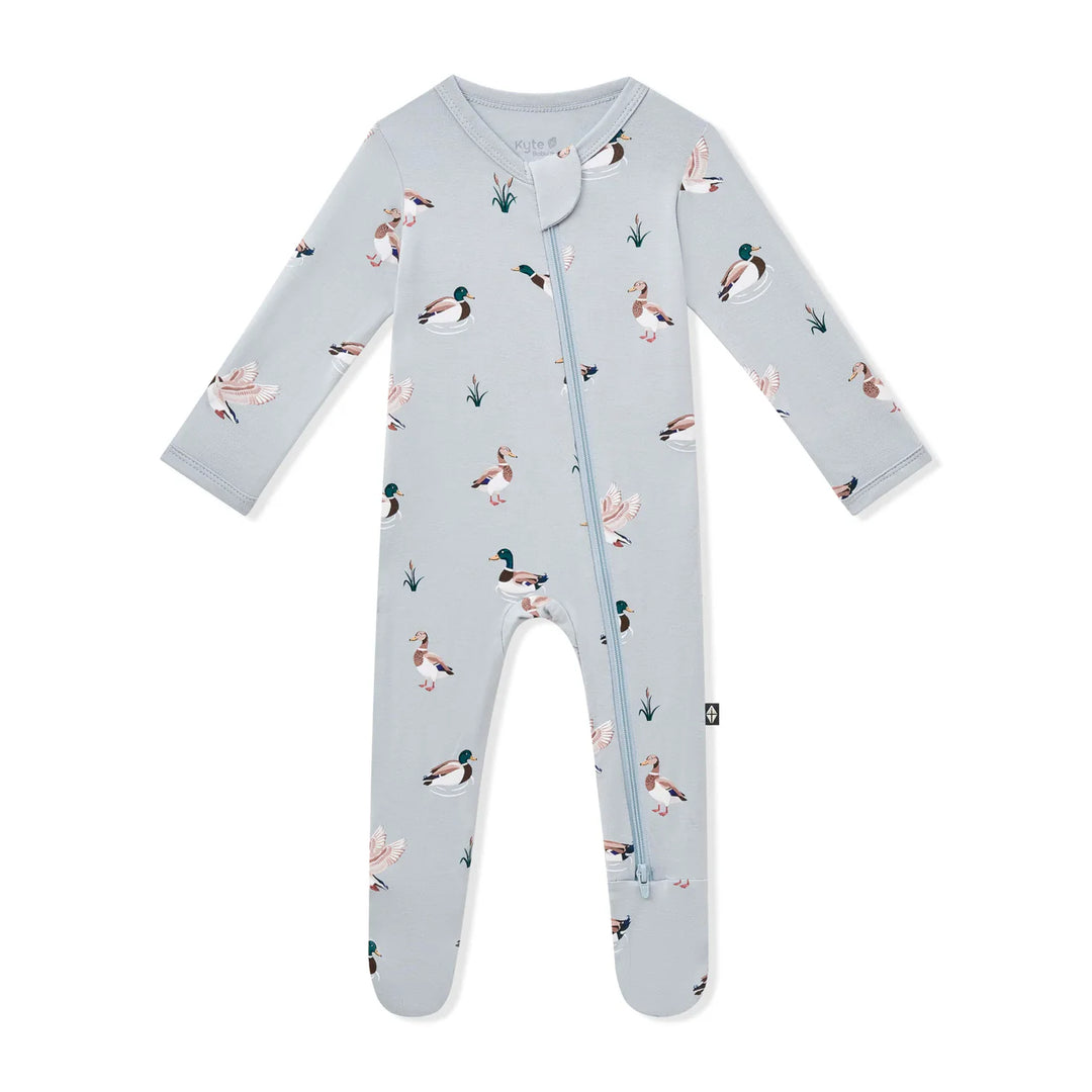 Kyte Baby Footie - Mallard Duck