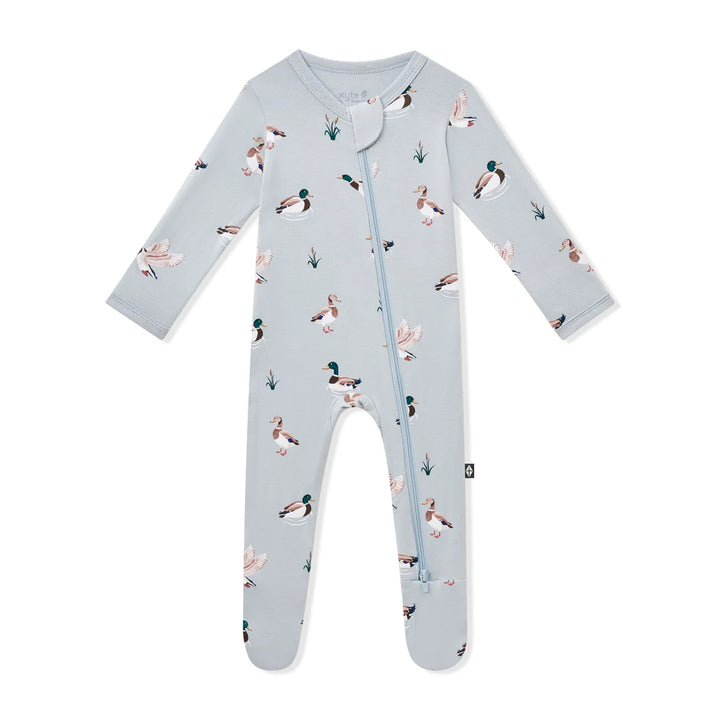 Kyte Baby Footie - Mallard Duck