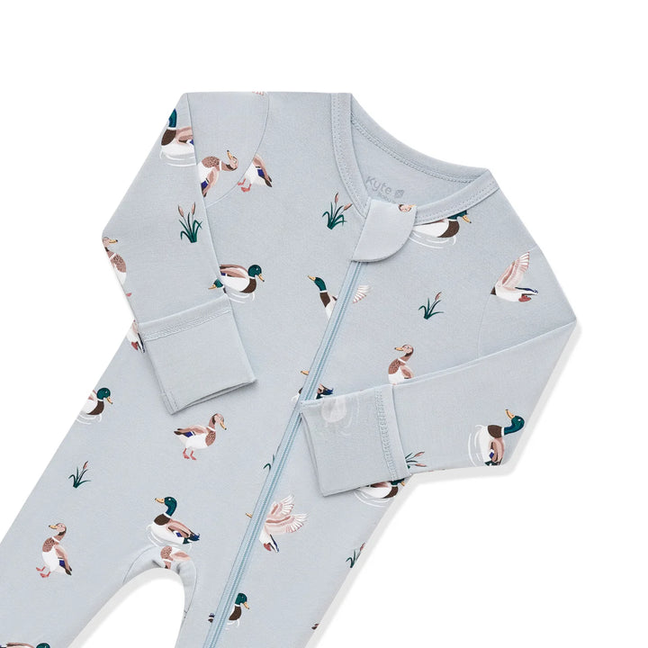 Kyte Baby Footie - Mallard Duck