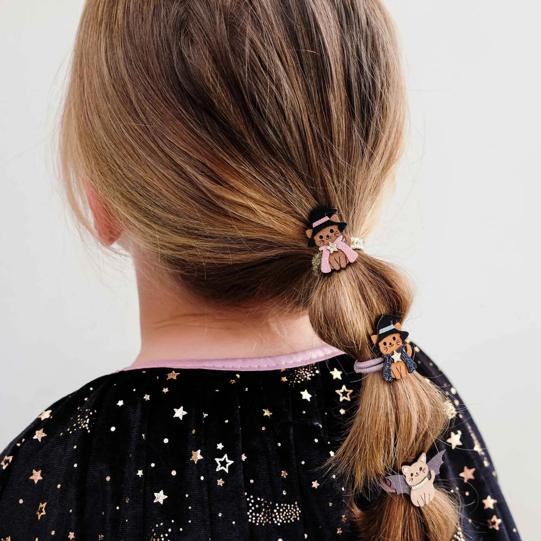 Mimi & Lula Halloween Cat Mini Hair Ties