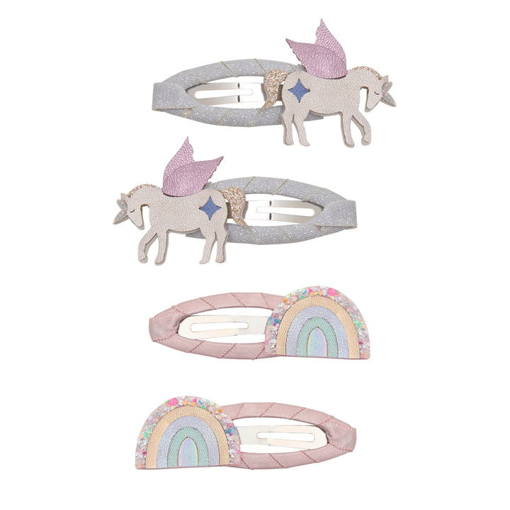 Mimi & Lula Unicorn And Rainbow Hairclips