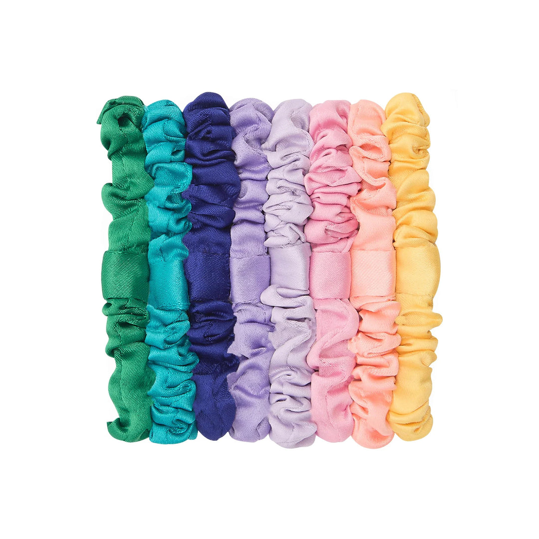 Mimi & Lula Bright Satin Scrunchies