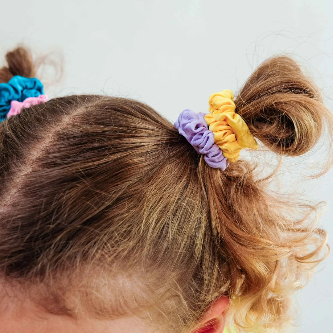 Mimi & Lula Bright Satin Scrunchies