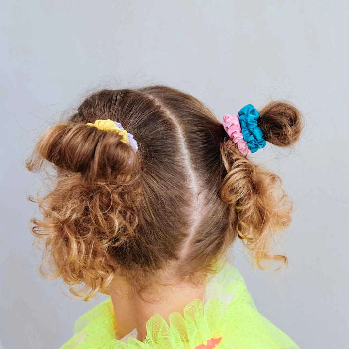 Mimi & Lula Bright Satin Scrunchies