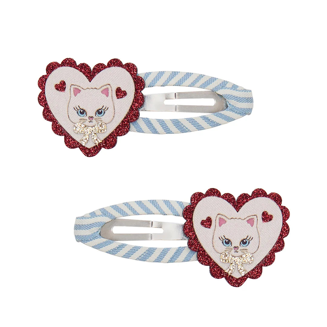 Mimi & Lula Scalloped Kitty Hair Clips