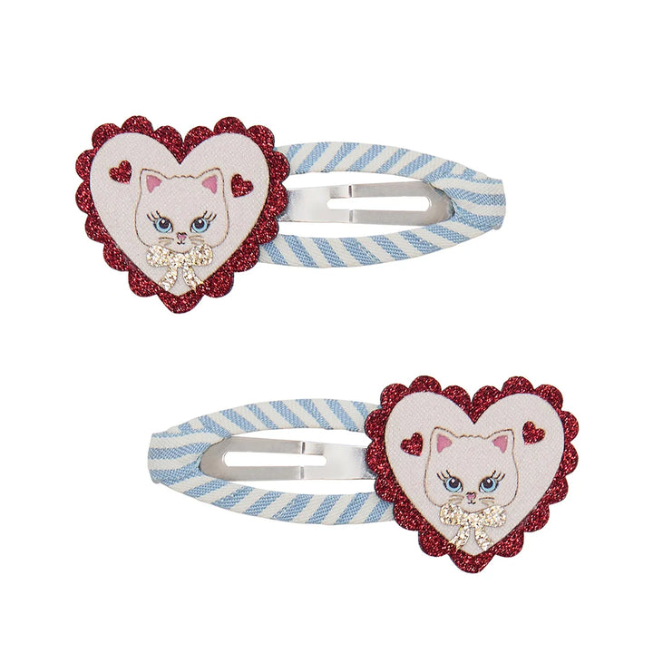 Mimi & Lula Scalloped Kitty Hair Clips