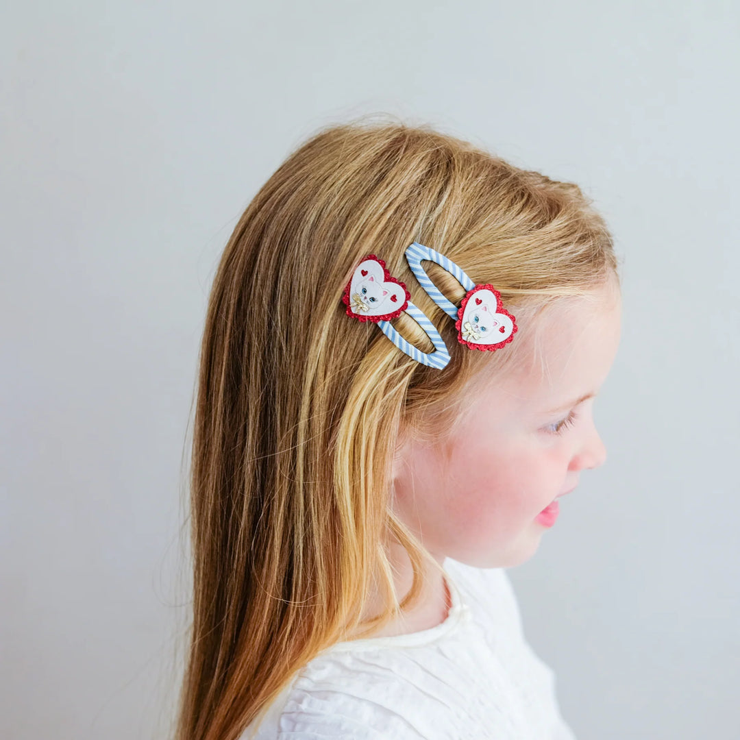 Mimi & Lula Scalloped Kitty Hair Clips