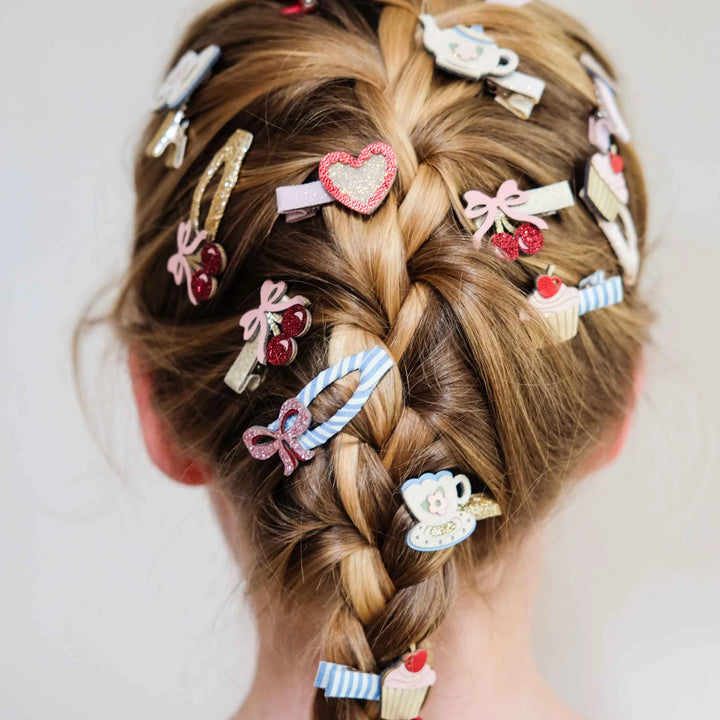 Mimi & Lula Fancy Cherries Salon Hair Clips
