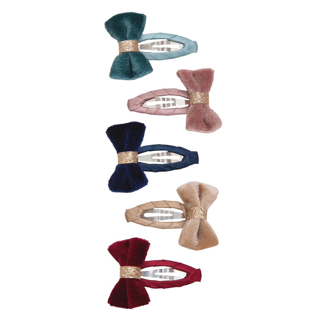 Mimi & Lula Tinkerbell Velvet Bow Mini Clip
