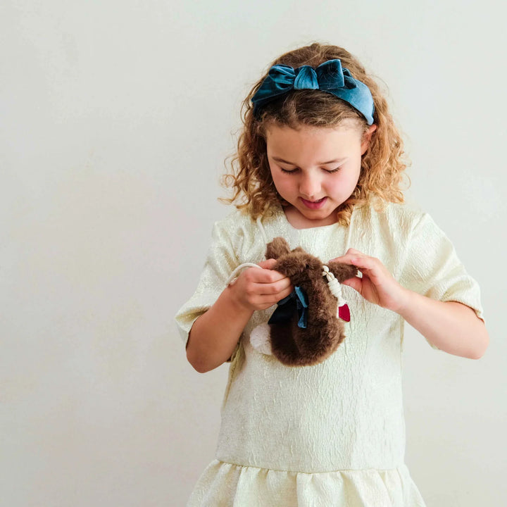 Mimi & Lula Velvet Edie Bow Headband