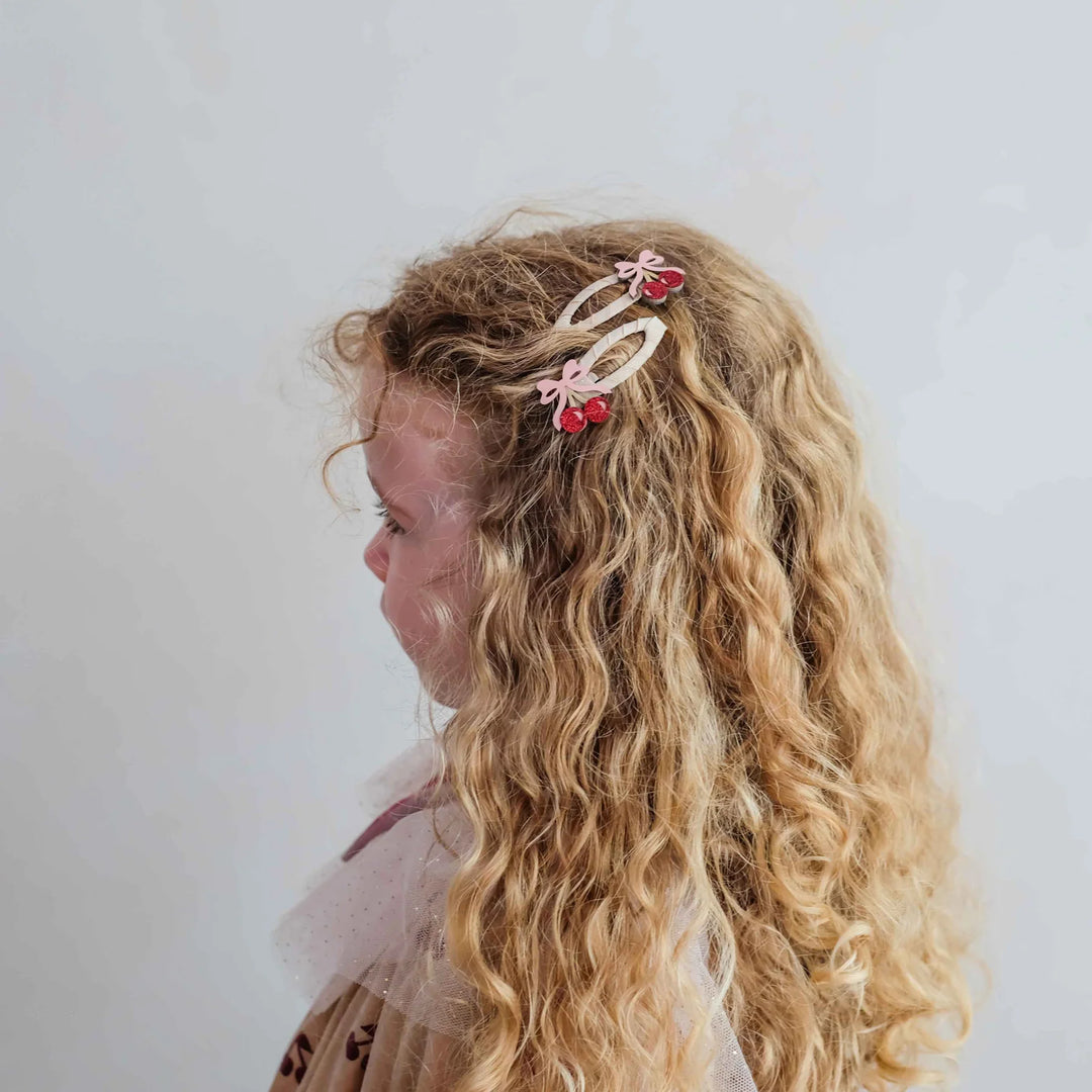 Mimi & Lula Fancy Cherry Hair Clips