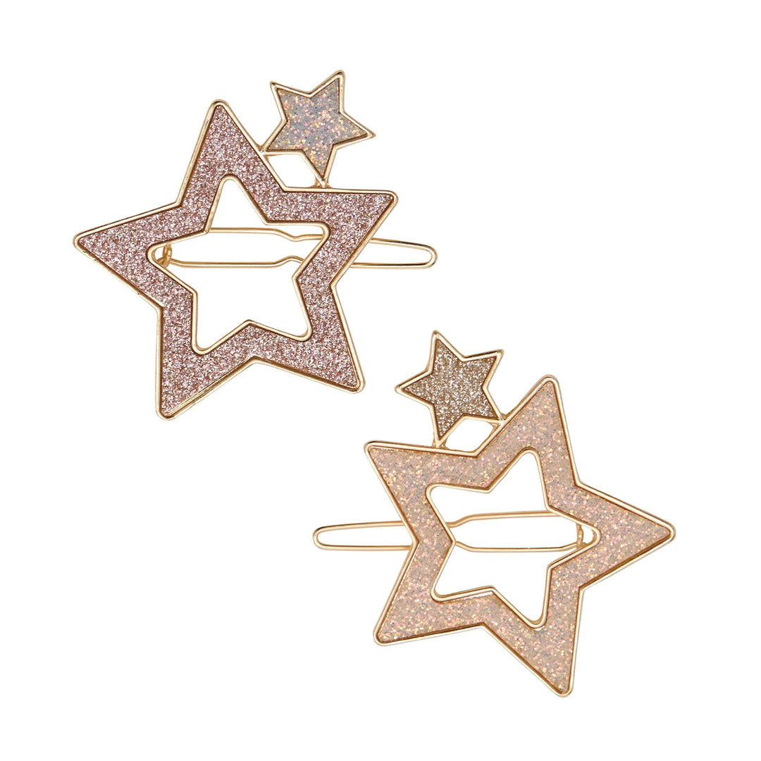 Mimi & Lula Super Sparkle Star Snap Hair Clips