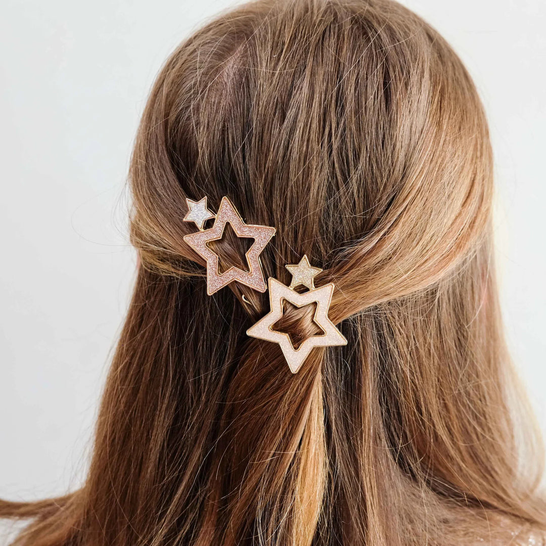 Mimi & Lula Super Sparkle Star Snap Hair Clips