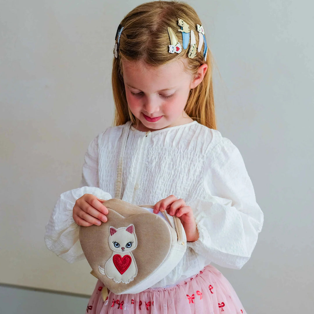 Mimi & Lula Kitty Heart Bag