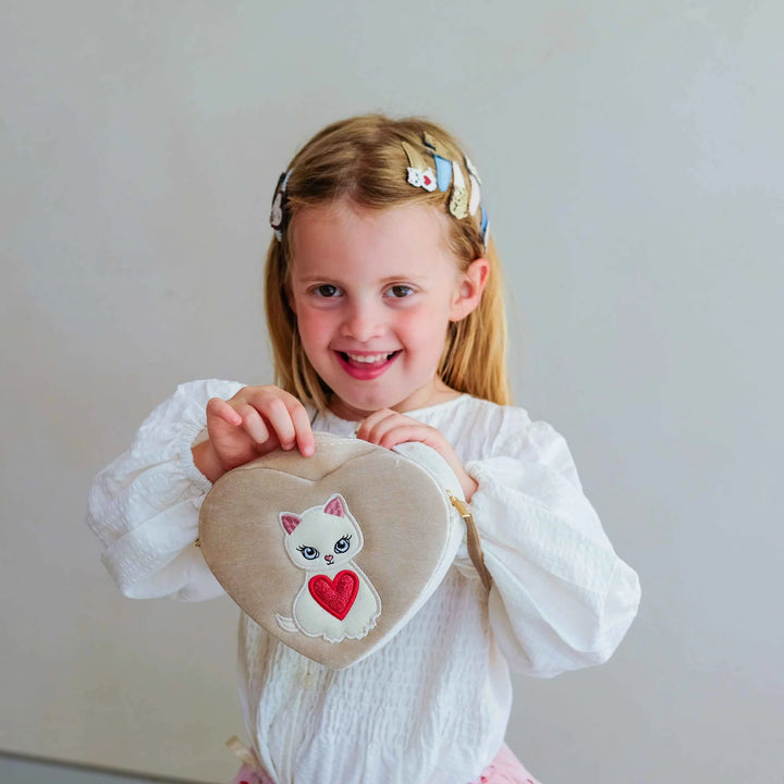 Mimi & Lula Kitty Heart Bag