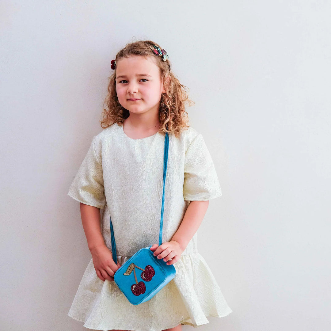Mimi & Lula Velvet Cherries Bag