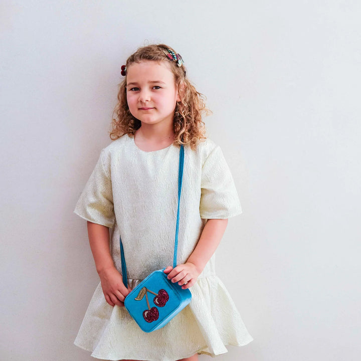 Mimi & Lula Velvet Cherries Bag