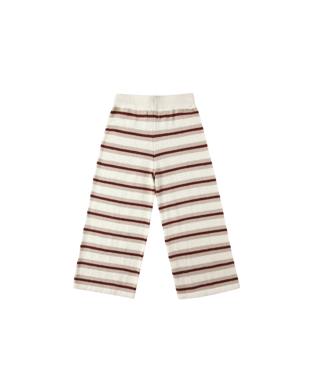 Rylee + Cru Knit Wide Leg Pant - Autumn Stripe