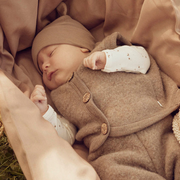 Musli By Green Cotton Woolly Fleece Vest - Balsam Melange