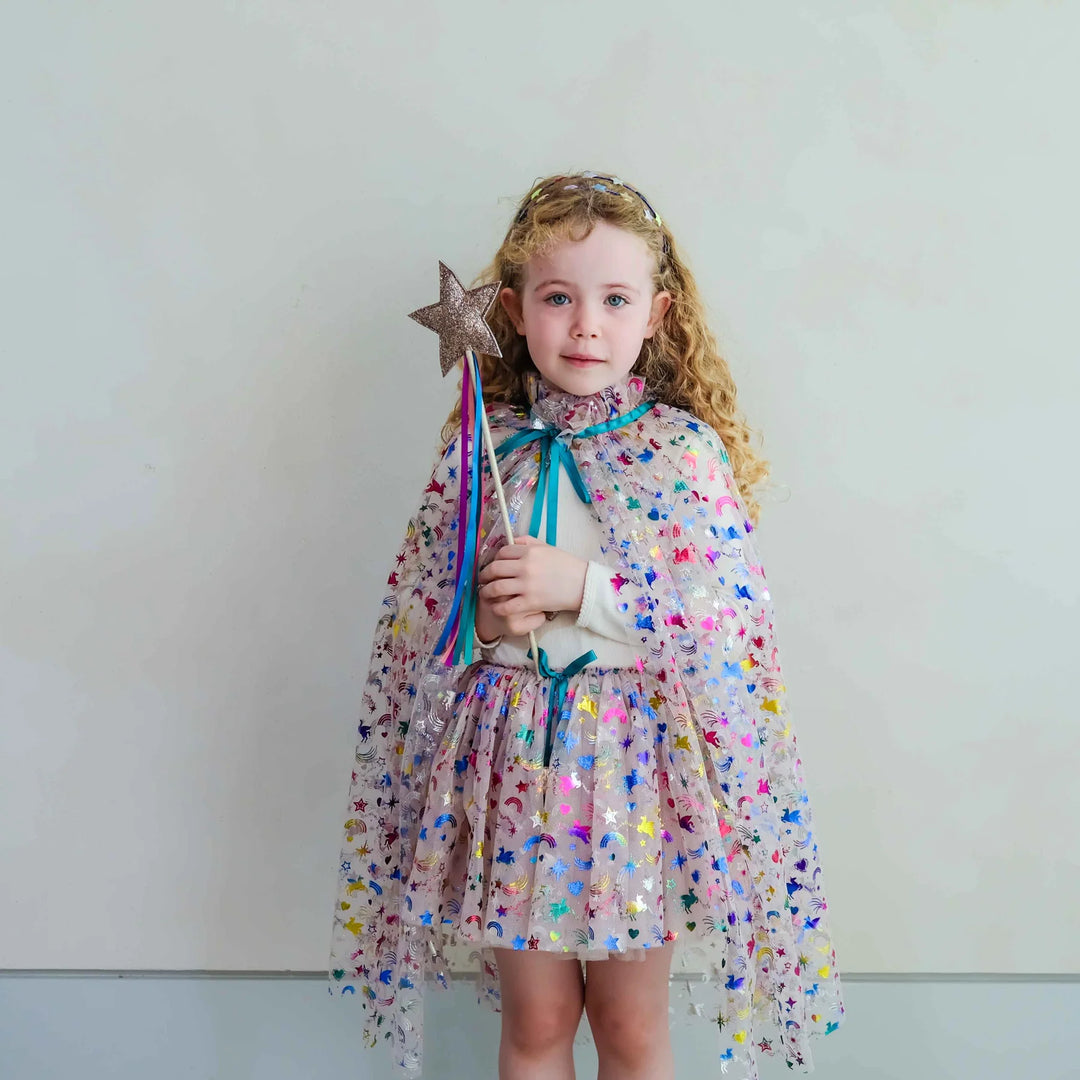 Mimi & Lula Rainbow Unicorn Cape