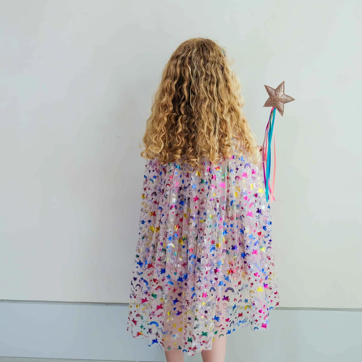 Mimi & Lula Rainbow Unicorn Cape