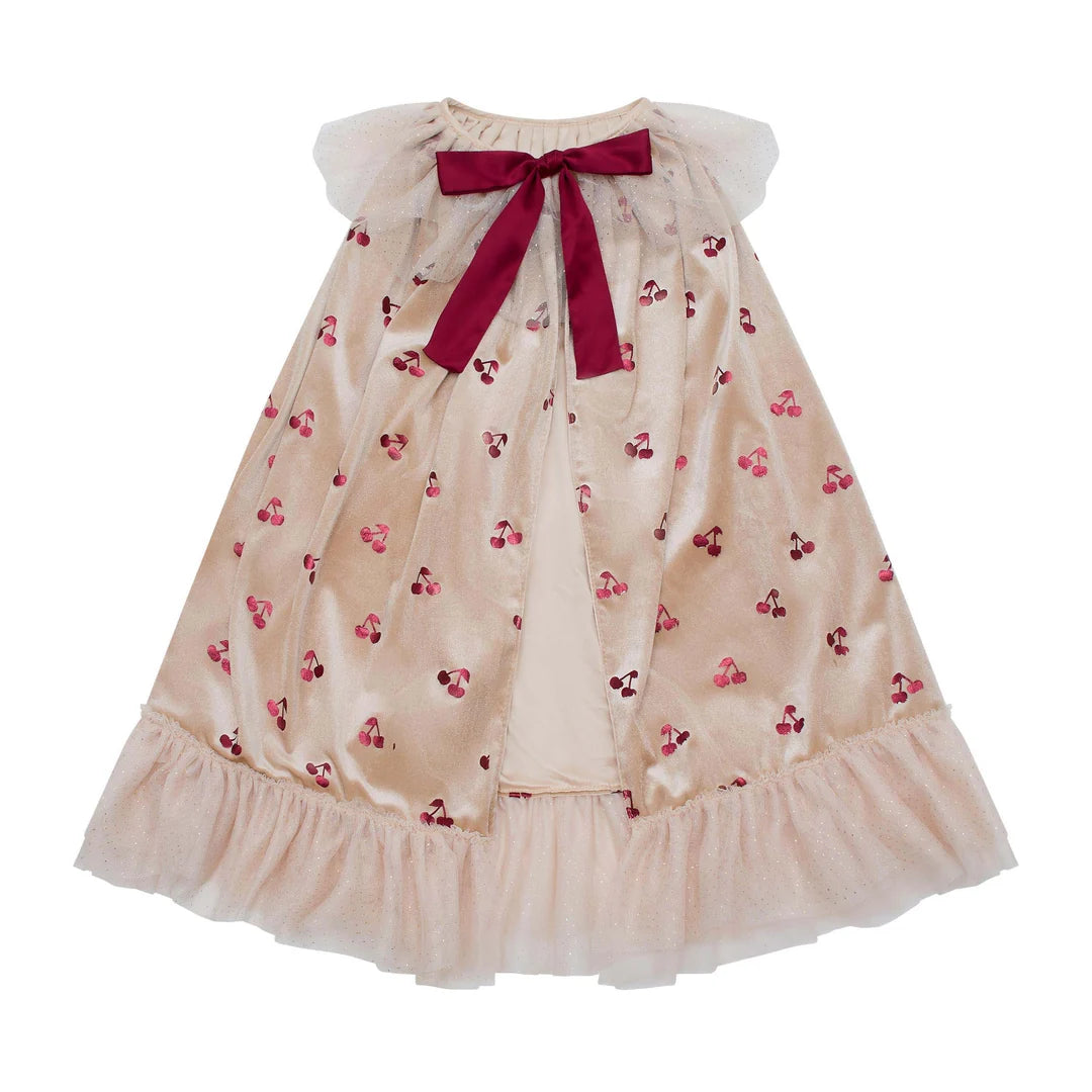 Mimi & Lula Cherries Velvet Cape