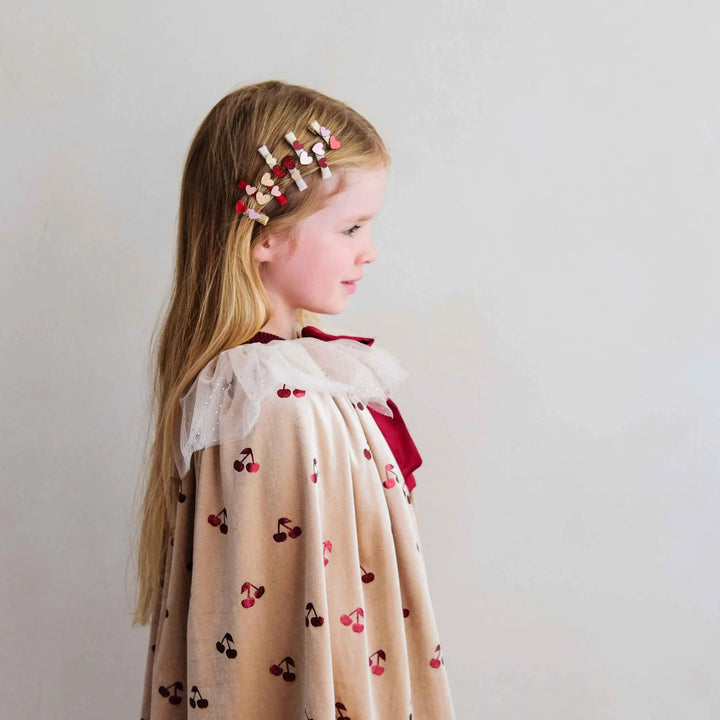 Mimi & Lula Cherries Velvet Cape