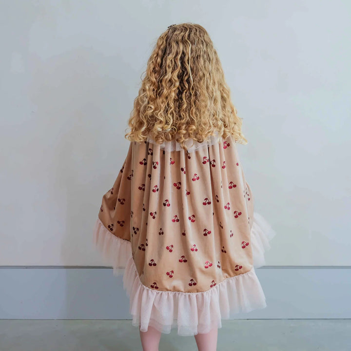 Mimi & Lula Cherries Velvet Cape