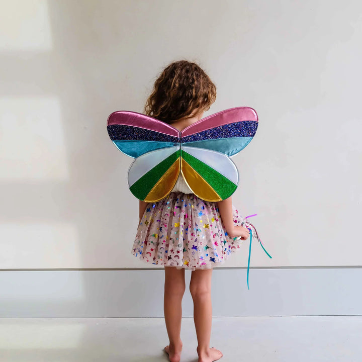 Mimi & Lula Rainbow Stripe Wings