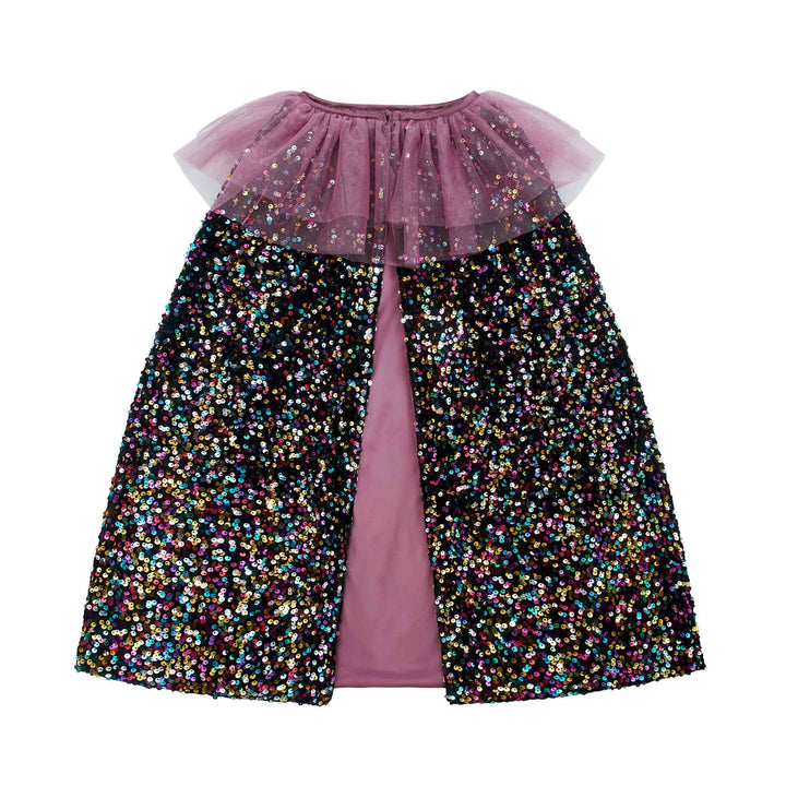 Mimi & Lula Ruffle Dazzle Sequin Cape