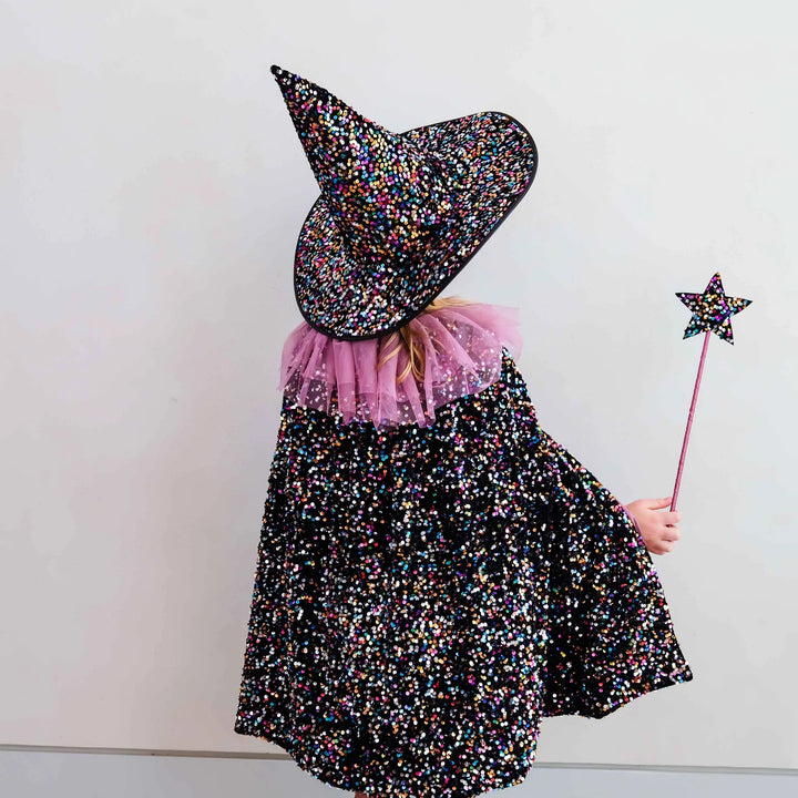 Mimi & Lula Ruffle Dazzle Sequin Cape