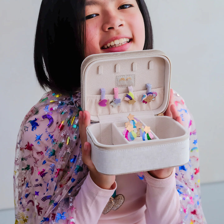 Mimi & Lula Velvet Unicorn Jewelry Box