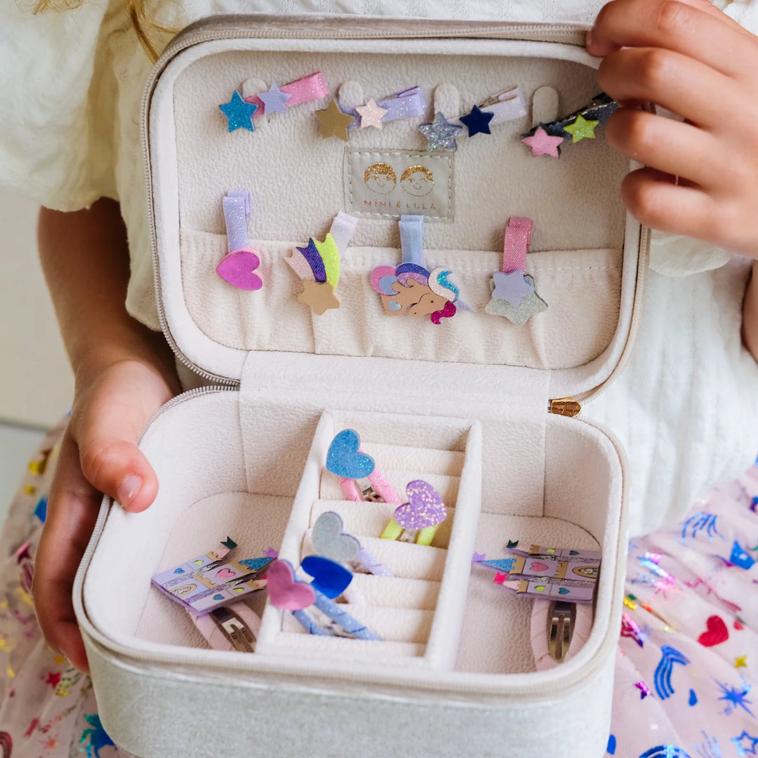 Mimi & Lula Velvet Unicorn Jewelry Box