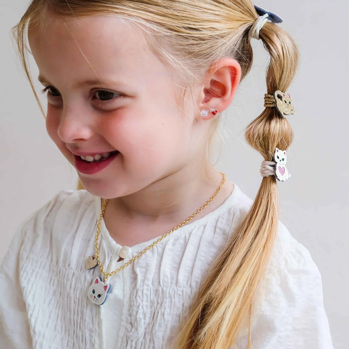 Mimi & Lula Kittybow Stick On Earrings