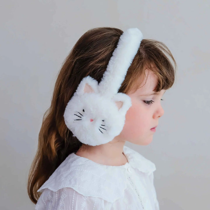 Mimi & Lula Cream Kitty Earmuffs
