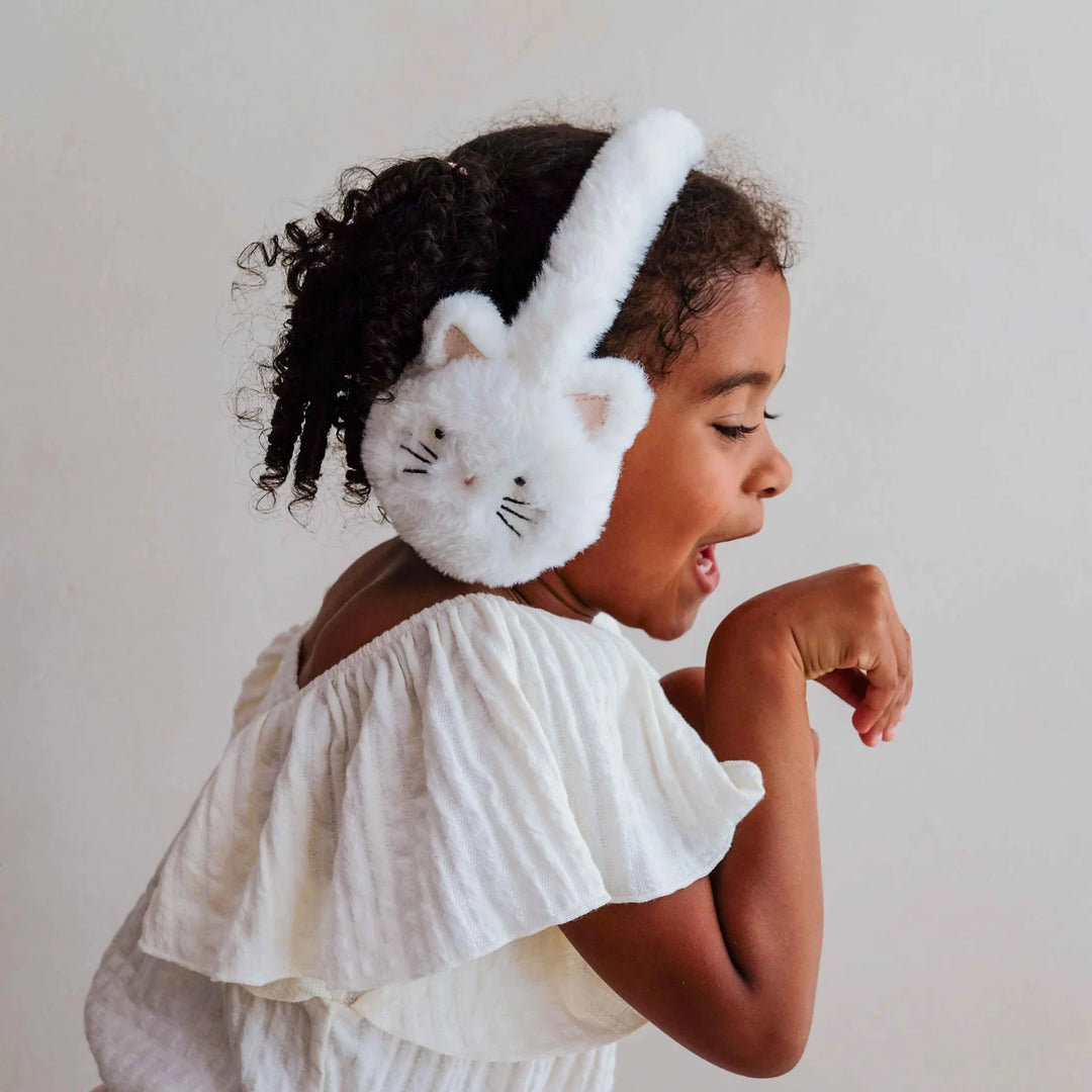 Mimi & Lula Cream Kitty Earmuffs