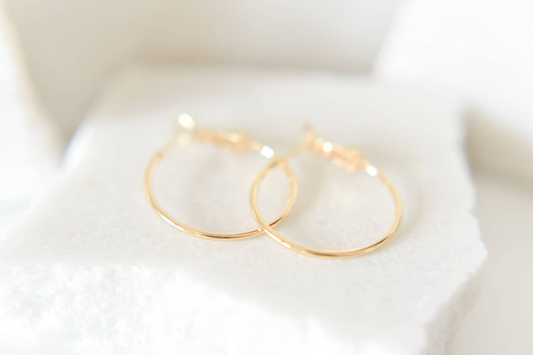 Bella Rey 18k Gold Plated Hoops Earrings