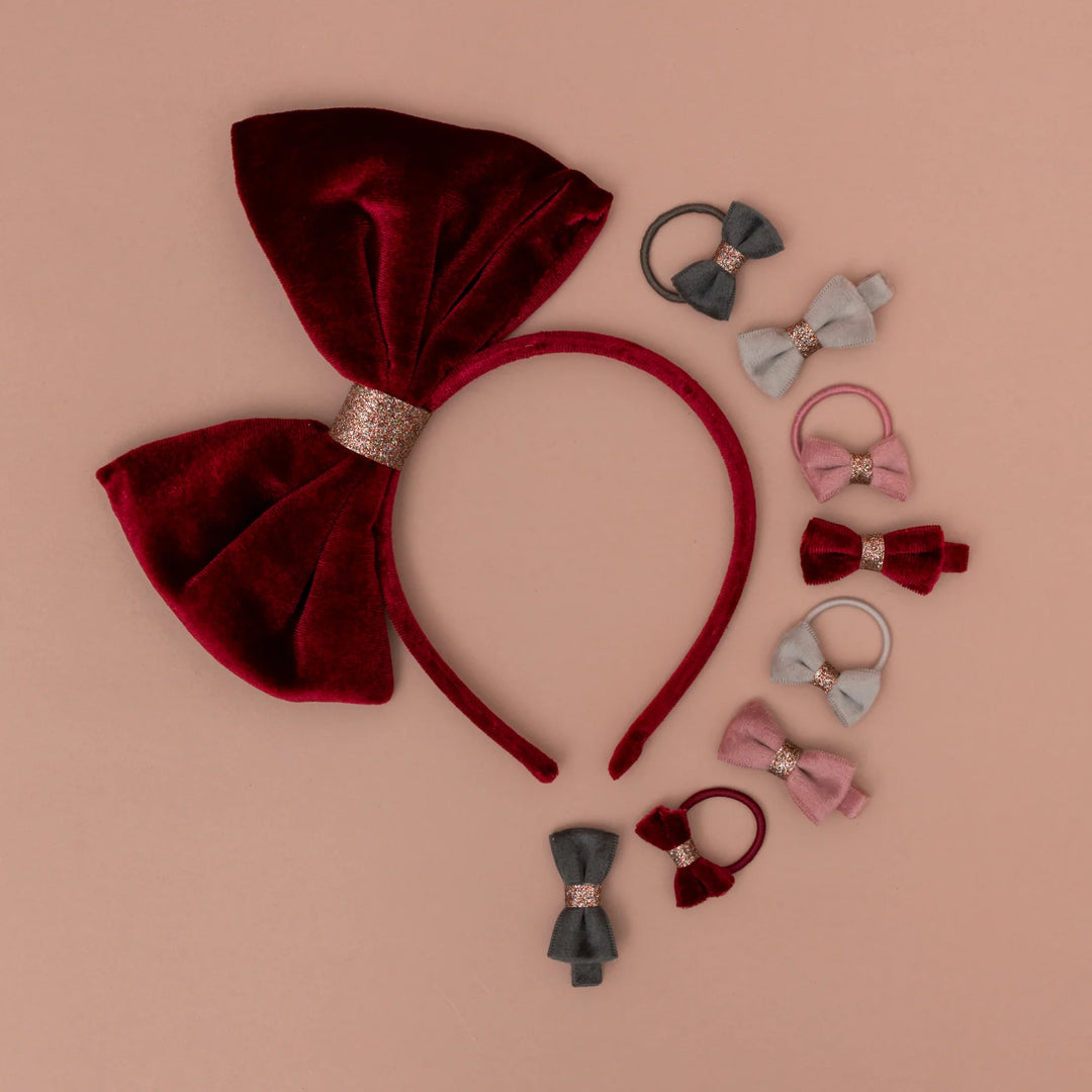 Mimi & Lula Christmas Giant Bow Alice Headband