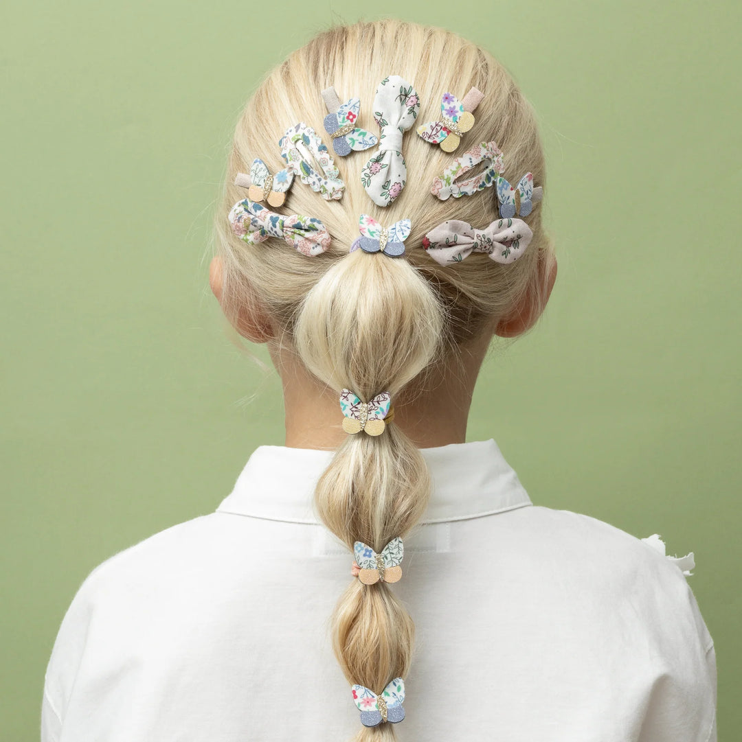 Mimi & Lula Scalloped Floral Mini Clic Clac Clips