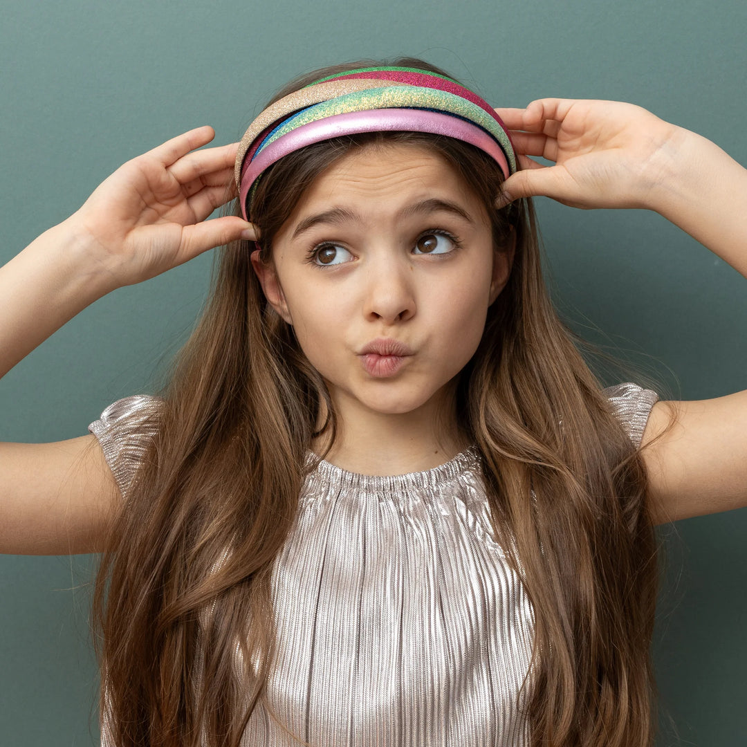 Mimi & Lula Christmas Glitter Medium Alice Bands