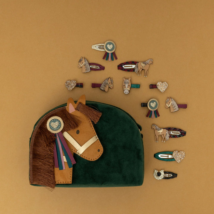 Mimi & Lula Pony Pal Velvet Bag