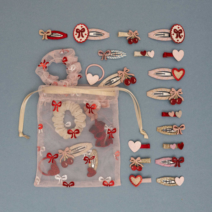 Mimi & Lula Teeny Weenie Heart Salon Hair Clips