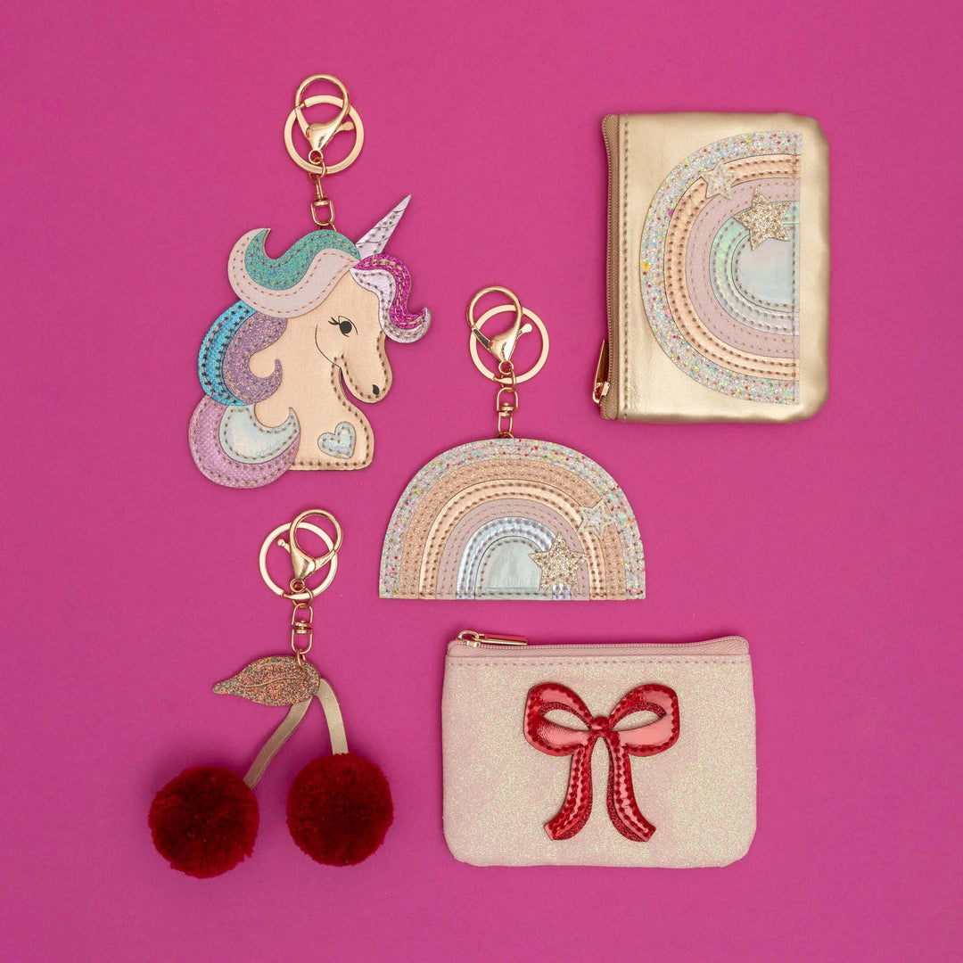 Mimi & Lula Pom Pom Cherries Keyring