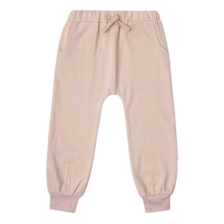 Makemake Organics Fleece Jogger Sweatpants - Dusty Rose