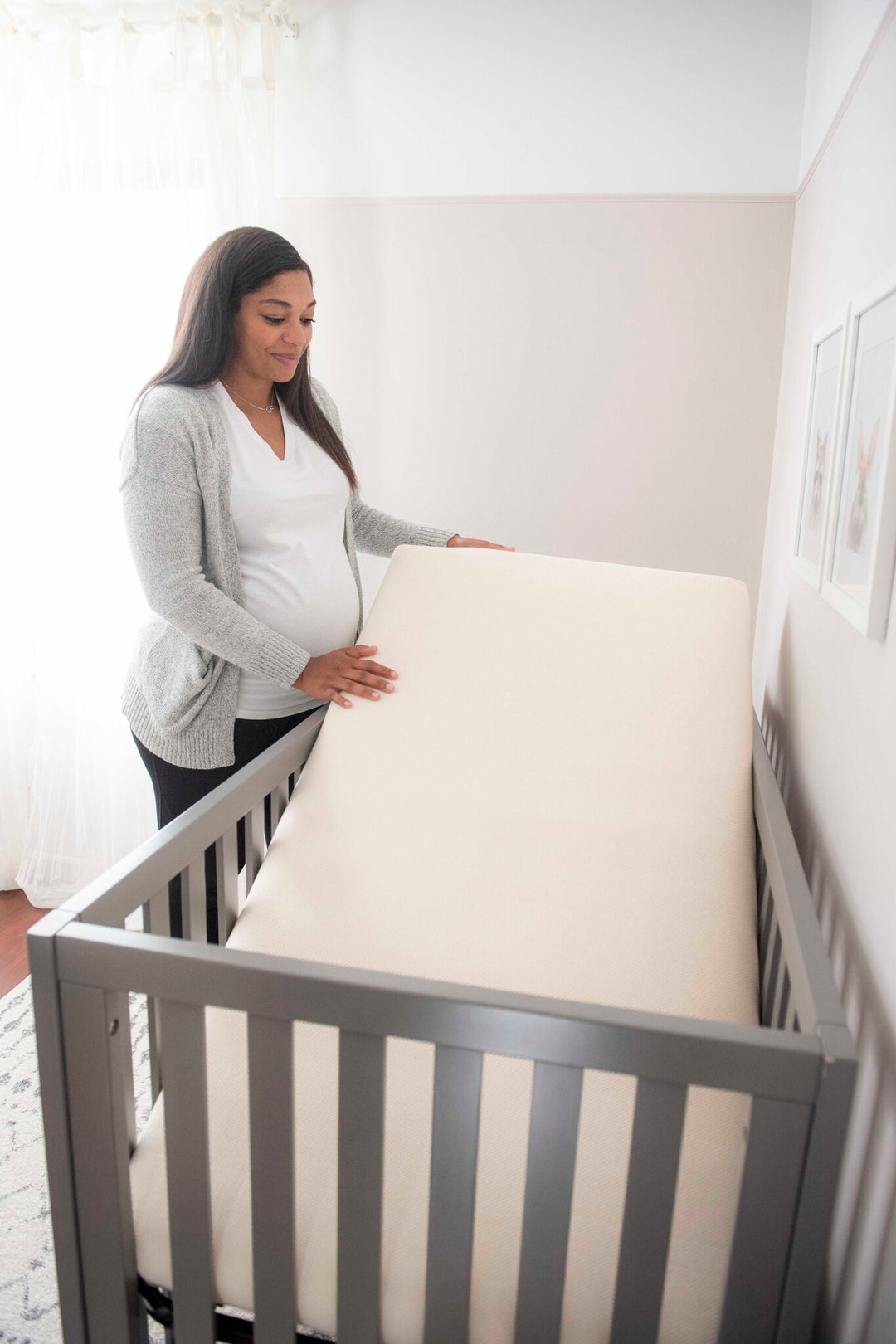 Naturepedic Breathable Organic 2-Stage Baby Crib Mattress