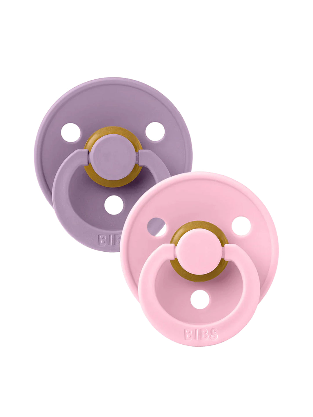 Bibs Pacifier 2 Pack - Lavender/Baby Pink