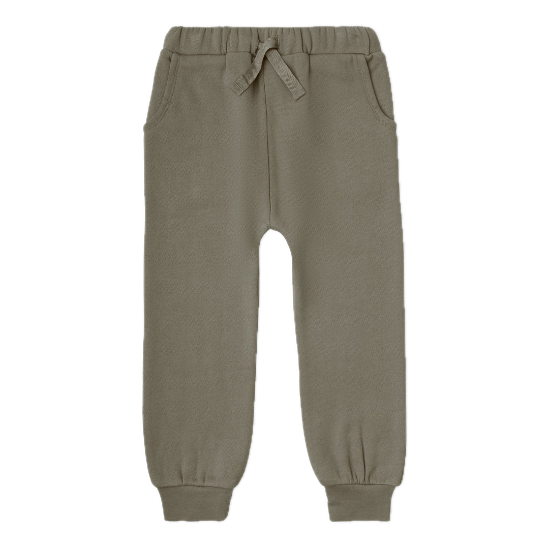 Makemake Organics Fleece Jogger Sweatpants - Olive
